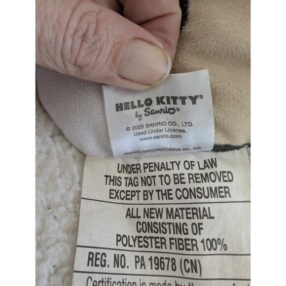 Hello Kitty 18” Jungle Leopard Print Stuffed Plush Pillow - Picture 7 of 8